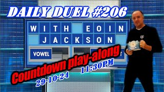 Live Countdown PlayAlong The Daily Duel 206 [upl. by Rozanne]