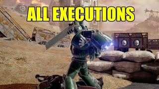 Warhammer Eternal Crusade All Executions  VIOLENT [upl. by Atalante153]