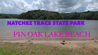 Natchez Trace State Park at Pin Oak Lake Beach Tennessee Drone Tour [upl. by Coral677]