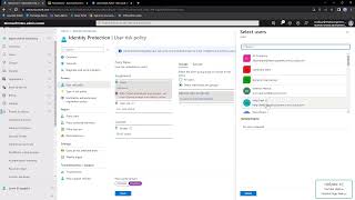 23 Enable User Risk Policy in Azure AD [upl. by Halsey28]