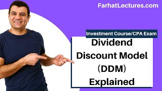 Dividend Discount Model DDM Explained with Examples [upl. by Cele]