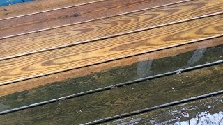 Cleaning a Deck with Oxygen Bleach [upl. by Pittman]