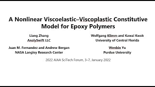 A Nonlinear ViscoelasticViscoplastic Constitutive Model for Epoxy Polymers [upl. by Eustace]