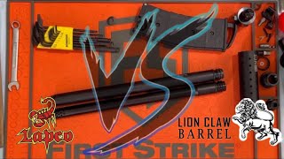 LL4D Tippmann TMCByrna Mission 4  Lapco 16” 0684 barrel vs MCS 14” 0687 Lion Claw barrel [upl. by Vinnie66]