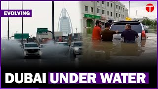 Dubai Floods Historic Weather Disrupts Dubai  Dubai Rain Update  Dubai Weather Update [upl. by Sulamith]