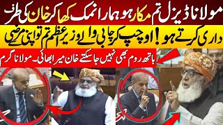 Molana Fazal ur Rehman Vs Pm Shahbaz Sharif in assembly [upl. by Lotsirhc]