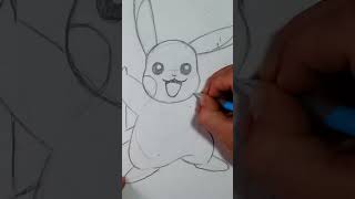 How to draw Pikachu Pokemon with Mangaka  How to draw anime android app anime pikachu howtodraw [upl. by Akener]