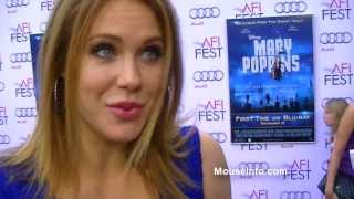 Maitland Ward Interview from AFI Red Carpet of Mary Poppins [upl. by Aihsyak]