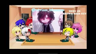 mha react to deku as random gacha tiktok [upl. by Dahl]