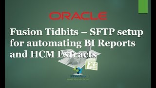 SFTP setup and automate BI report and extracts [upl. by Egiedan896]