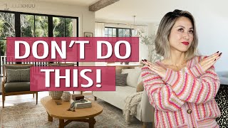 5 Things I Dont Do In My Home As A Pro Interior Designer You Might be Surprised [upl. by Nikolas]