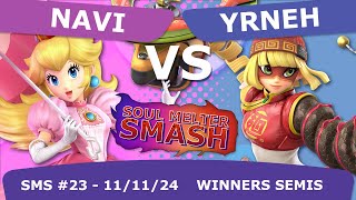 Soul Melter Smash 23  KH  Navi Peach VS Smu5h  Yrneh Min Min [upl. by Tersina]