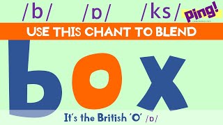 SHORT VOWEL O sound 3letter CVC blending Phonics IPA Lesson British [upl. by Gardia]