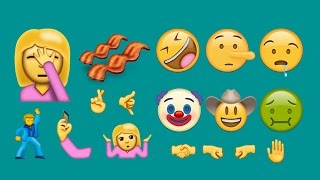 All 72 New Emojis for 2016 [upl. by Theron]