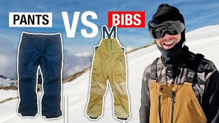 PANTS VS BIBS  Which Are the Best for Snowboarding [upl. by Ahsaret698]