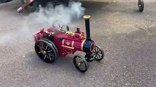 Maxitrak 15 Inch Gauge Allchin Traction Engine First Full Run at 3040 PSI More Runs To Follow4K [upl. by Gabriell]