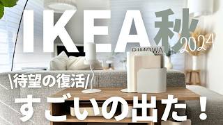 IKEA2024秋🍂大ヒット確定！すごい新商品｜人気すぎて幻だったアイテム復活👏｜本当は教えたくない取り置きサービス [upl. by Urbas]