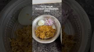 On My Plate🍽️Series 87Hyderbadi BriyaniEggOnion Raithashortsfeed youtubeshorts trending [upl. by Ahsenek390]