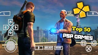 Top 50 PSP Games For Android PPSSPP  All Time Best Part2 [upl. by Litha318]