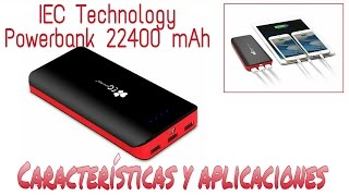 QUÉ DEBES SABER ANTES DE ADQUIRIR UN POWER BANK IEC TECHNOLOGY 22400 mAh [upl. by Nohpets80]