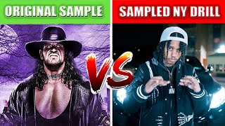 ORIGINAL SAMPLE VS SAMPLED NY DRILL SONGS [upl. by Erdied]