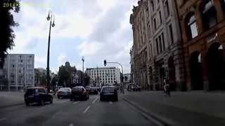 D München Fahrt durch die Prinzregentenstraße Hauptbahnhof zur Goethestraße August 2014 [upl. by Merete]