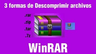 Como ABRIR DESCOMPRIMIR y COMPRIMIR un ARCHIVO RAR  ZIP en WINDOWS 10 FÁCIL y RÁPIDO 2024 📂 [upl. by Anyahs642]