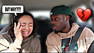 Break Up Prank On My Girl SHE CRIED [upl. by Tneicniv]