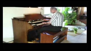 Willi Horn plays the big Hammond organ D152Part 1 [upl. by Falda777]