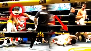 WTF Boxer HEAD KICKED in Boxing Match against MMA Fighter UFC vs Boxing [upl. by Mosera]