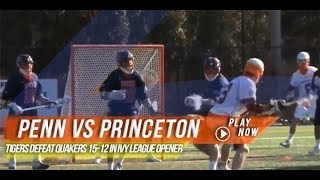 Penn vs Princeton  2014 Laxcom College Highlights [upl. by Isidro752]