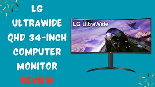 LG UltraWide QHD 34Inch Computer Monitor 34WP65CB VA with HDR 10 Compatibility Review [upl. by Beckerman]