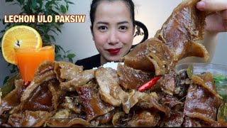 BALAT NG LECHON MUKBANG  PINOY FOODS [upl. by Nomahs]