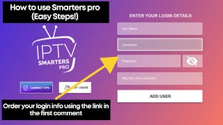 How to install and use IPTV Smarters Pro on Smart TV  Easy steps 2024 [upl. by Ilanos801]