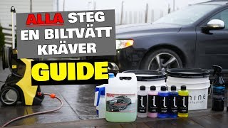 Tvätta bilen själv alla steg  VLOGG 125 [upl. by Oiramaj]