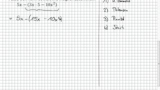 Terme  Zusammenfassen PlusMinusKlammer 8I4  8II3 [upl. by Aluk]