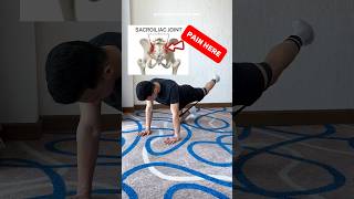 Fix SACROILIAC PAIN 🔥 with these effective and proven exercises sijointpain sacroiliitis [upl. by Olwena792]