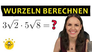 WURZELN berechnen – Rechnen mit Wurzeln Regeln [upl. by Hsilgne]