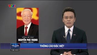 Tổ chức tang lễ Tổng Bí thư Nguyễn Phú Trọng với nghi thức Quốc tang  VTV4 [upl. by Ellennaj]