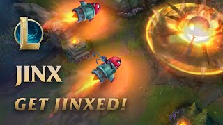 Lore accurate Jinx skills DOOM BOT Jinx [upl. by Einre]