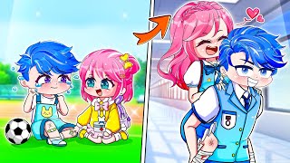 Anna x Alex Growing Up Love Story Cupid in My Heart Gacha Life x Gacha Club  Rainbow Z Multiverse [upl. by Nestor]