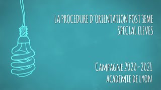 1 La procédure dorientation en 3ème  tuto élèves [upl. by Nesrac]