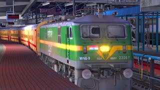 07631 Hyderabad  Narasapur Special Fare  Indian Train Simulator Gameplay  RAILROAD  NTG GAMING [upl. by Terraj]