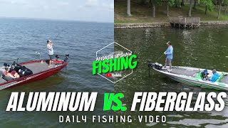 Aluminum vs Fiberglass…Which Bass Boat is Best for You Drone View Ep 84 [upl. by Lsil279]