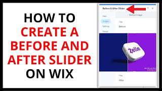 How to Create a Before and After Slider on Wix QUICK GUIDE [upl. by Akehsyt]