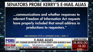 Grassley Johnson Investigate John Kerry’s Use Of Pseudonym Email [upl. by Sergio]