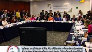 Comisiones aprueban proyecto para expedir Ley de Derechos de Niñas Niños y Adolescentes [upl. by Kinna]