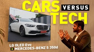 Cars Vs Tech  Ft LG OLED Evo amp MercedesBenz SClass S 350d [upl. by Camille]