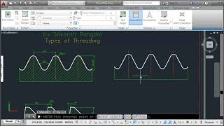 Types of thread profiles  L11  Machine Drawing [upl. by Favin918]