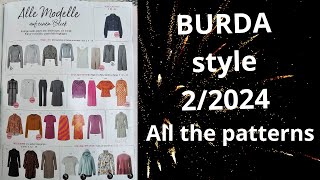 Burda 22024 full review NEW Burda Style All the patterns burdastyle sewingmagazine newburda [upl. by Cl]